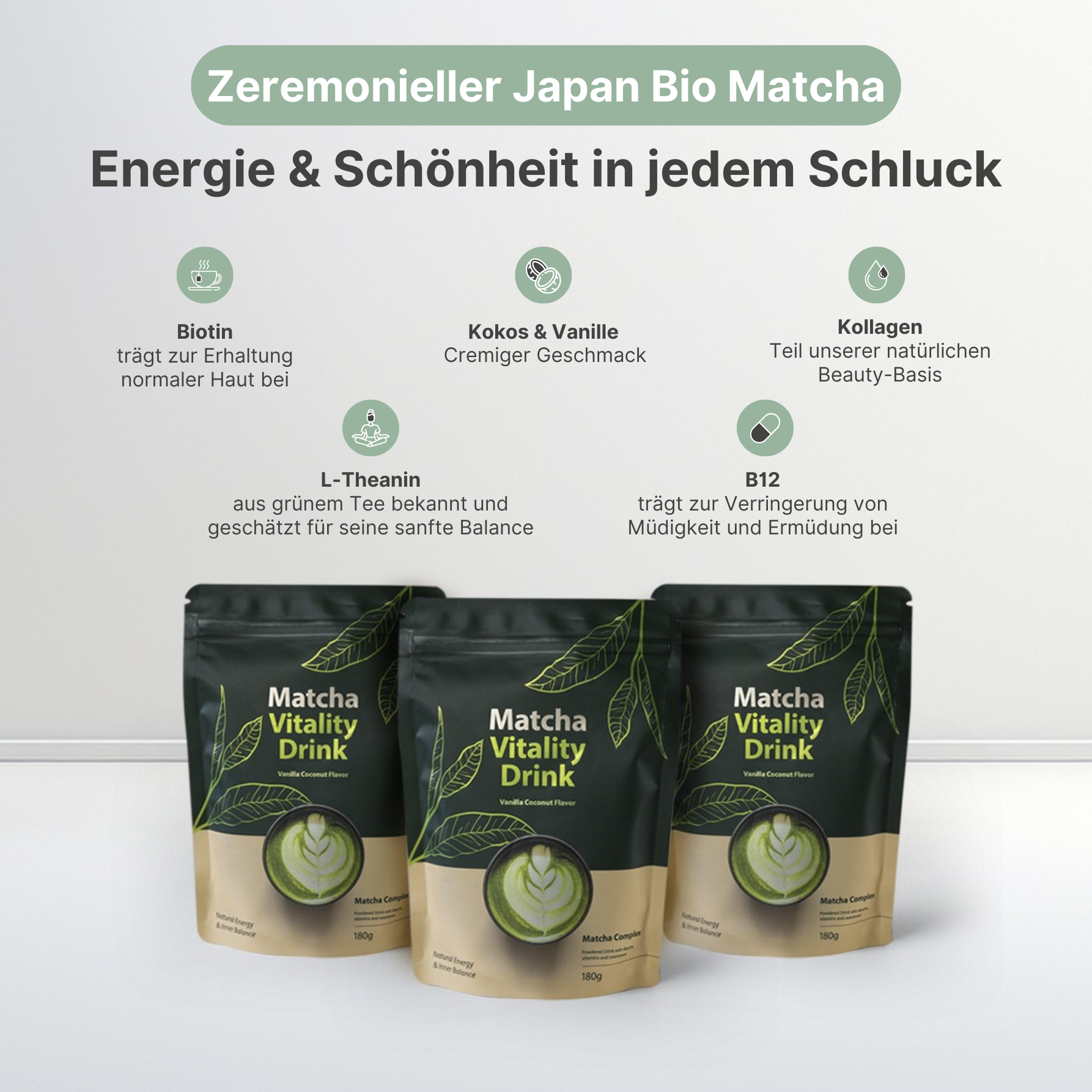 Matcha Vitality Drink 180g
