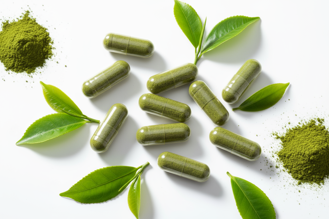 tigovit grünteekapelsn mit matcha